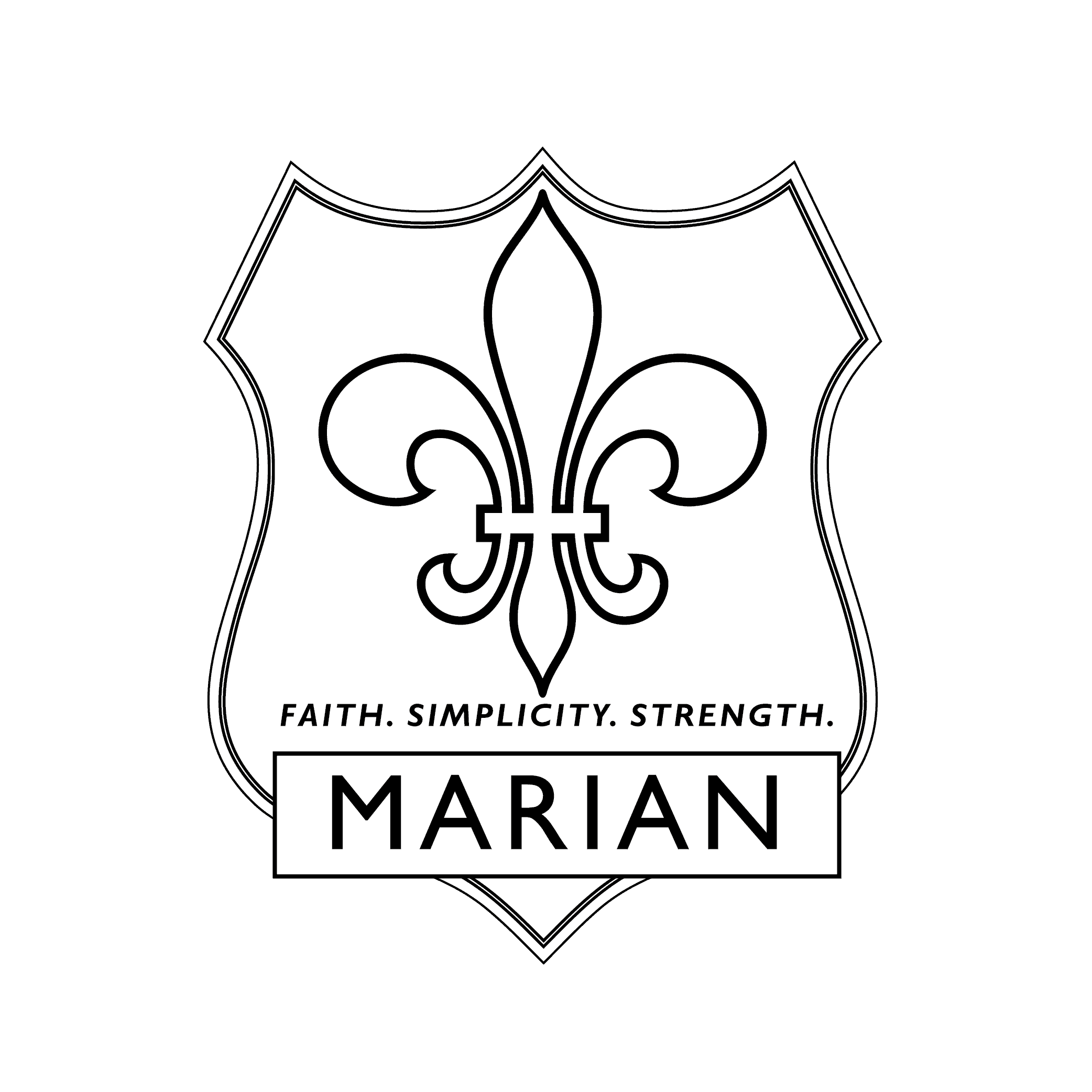 SHC Marian House Logo Vertical