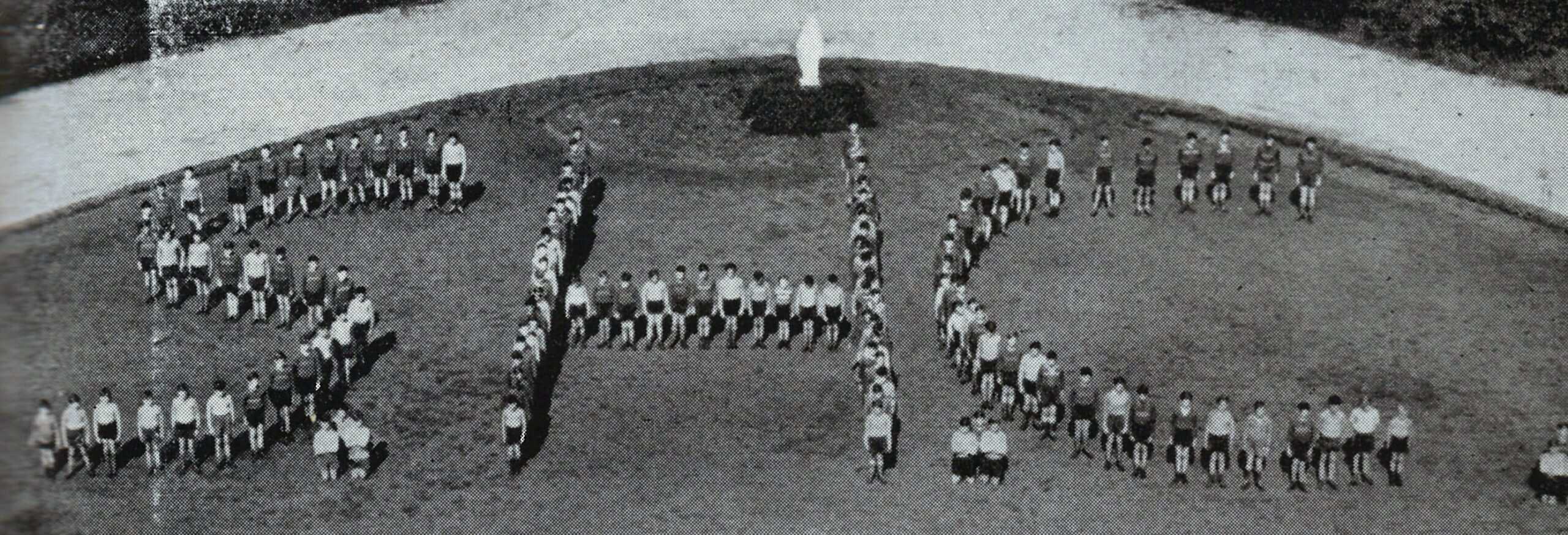 Sacred Heart College Heart Lawn 1948