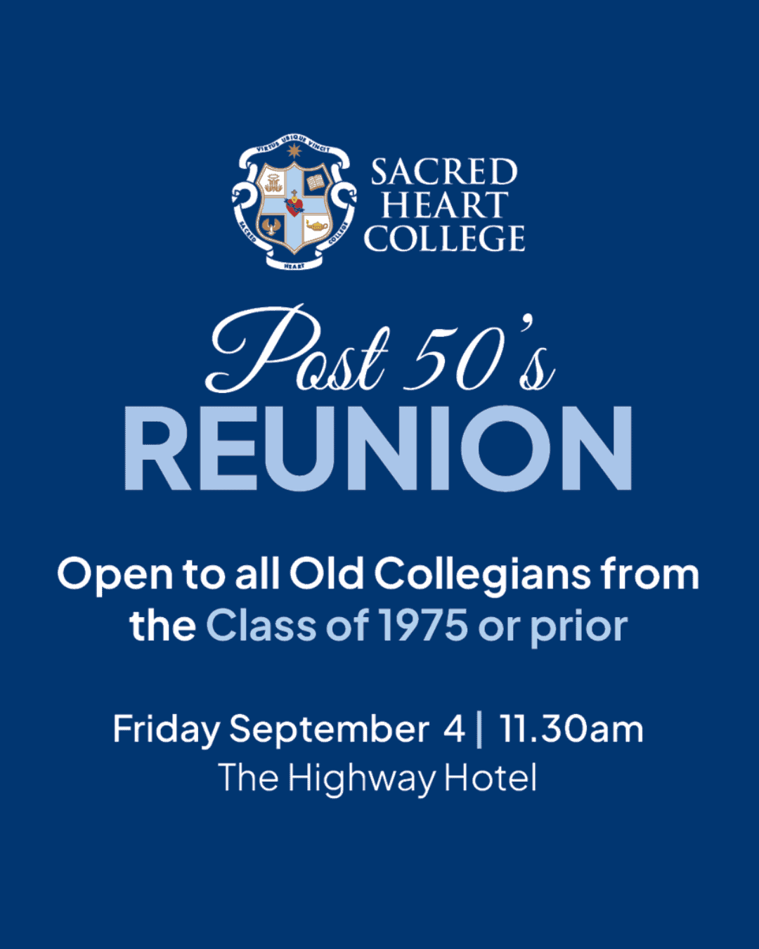 2026 Post 50s Reunion