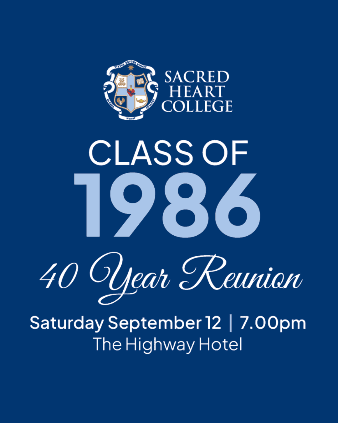 Class of 1986 40 Year Reunion