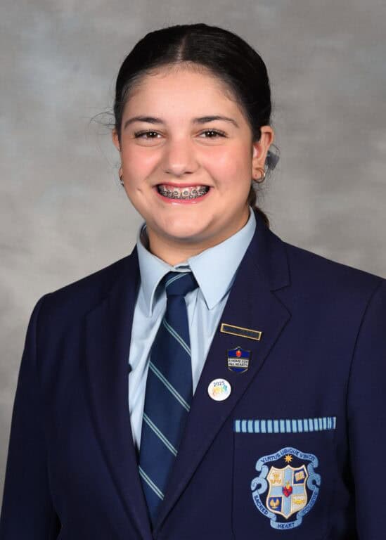 Liana Mucciante 2026 Year 9 Mission Leader