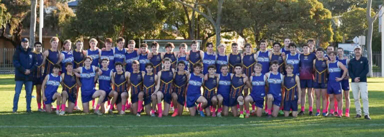 First XVIII Football Pink ROund Team photo